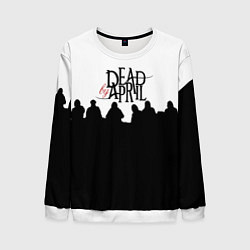Свитшот мужской Dead by april rock, цвет: 3D-белый