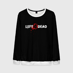 Свитшот мужской Left 4 Dead logo, цвет: 3D-белый