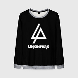 Свитшот мужской Linkin park logo brend music, цвет: 3D-меланж