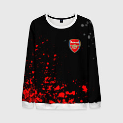 Свитшот мужской Arsenal spash, цвет: 3D-белый