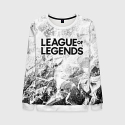 Свитшот мужской League of Legends white graphite, цвет: 3D-белый