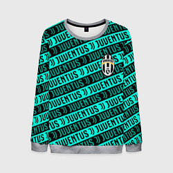 Мужской свитшот Juventus pattern logo steel