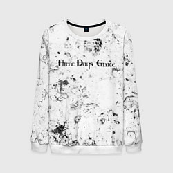 Свитшот мужской Three Days Grace dirty ice, цвет: 3D-белый