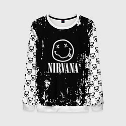 Свитшот мужской Nirvana teddy, цвет: 3D-белый