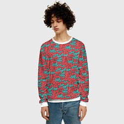 Свитшот мужской И да и нет, цвет: 3D-белый — фото 2