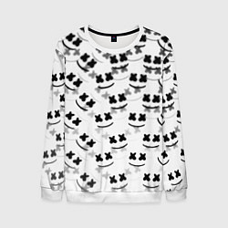 Свитшот мужской Marshmello dj pattern, цвет: 3D-белый