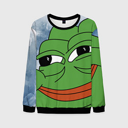 Мужской свитшот Хитрый лягушонок пепе