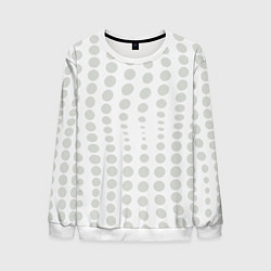 Мужской свитшот Пятнистые оптические круги - абстрактная иллюзия