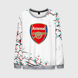 Свитшот мужской Arsenal fc текстура, цвет: 3D-меланж