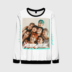 Свитшот мужской Ateez участники, цвет: 3D-черный