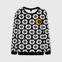 Мужской свитшот Serious Sam logo pattern