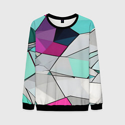 Мужской свитшот Яркая геометрическая абстракция