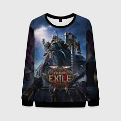 Свитшот мужской Люмериус Path of exile 2, цвет: 3D-черный