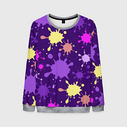Мужской свитшот Крупные кляксы