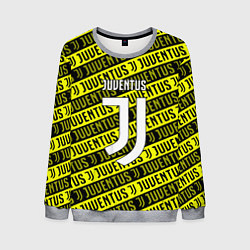 Свитшот мужской Juventus pattern fc, цвет: 3D-меланж