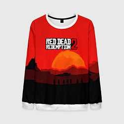 Свитшот мужской Red Dead Redemption game, цвет: 3D-белый