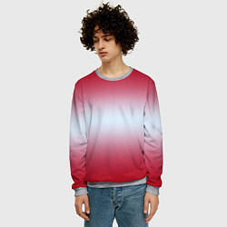 Свитшот мужской Gradient color, цвет: 3D-меланж — фото 2