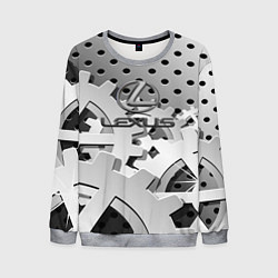 Свитшот мужской Lexus carbon steel, цвет: 3D-меланж