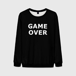 Мужской свитшот Game over white logo