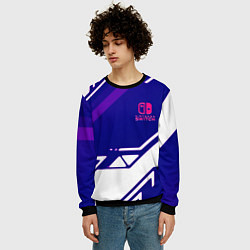 Свитшот мужской Нинтендо геометрия киберспорт, цвет: 3D-черный — фото 2