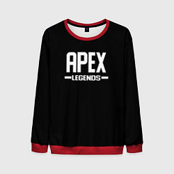 Свитшот мужской Apex legends logo white, цвет: 3D-красный