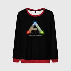 Свитшот мужской Ark: Survival Evolved logo rpg, цвет: 3D-красный