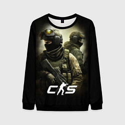 Свитшот мужской CS спецназ, цвет: 3D-черный