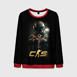 Свитшот мужской CS counter terrorist, цвет: 3D-красный