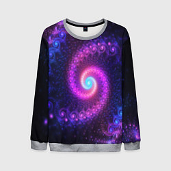 Мужской свитшот Фрактальный неон