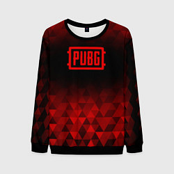 Мужской свитшот PUBG red poly