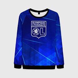 Свитшот мужской Lyon blue poly, цвет: 3D-черный