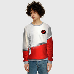 Свитшот мужской BMW metal carbon steel, цвет: 3D-меланж — фото 2
