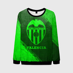 Свитшот мужской Valencia - green gradient, цвет: 3D-черный