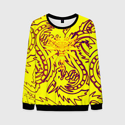 Свитшот мужской Ведьмак школа дракона, цвет: 3D-черный