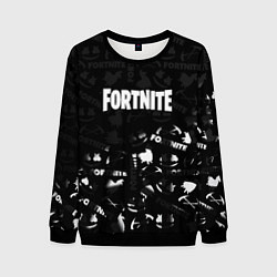 Мужской свитшот Fortnite pattern black