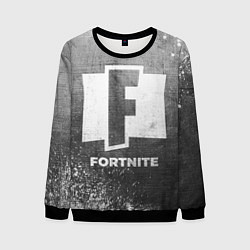 Мужской свитшот Fortnite - grey gradient