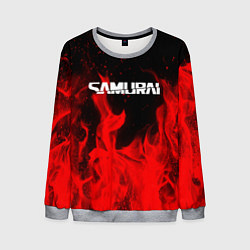 Свитшот мужской Samurai fire red, цвет: 3D-меланж