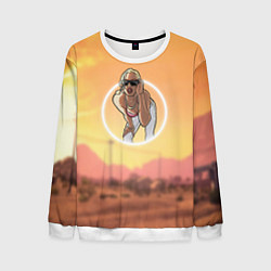 Свитшот мужской Girl - San Andreas, цвет: 3D-белый