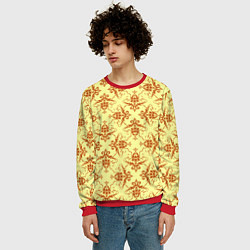 Свитшот мужской Солнечная виньетка, цвет: 3D-красный — фото 2