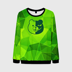 Свитшот мужской Danganronpa green poly, цвет: 3D-черный