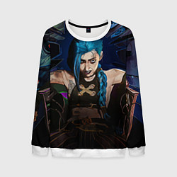 Свитшот мужской Unhappy Jinx, цвет: 3D-белый