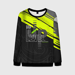 Свитшот мужской Лозунг, цвет: 3D-черный
