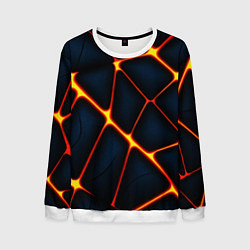 Мужской свитшот Каменный разлом с лавой