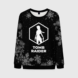 Свитшот мужской Снежный Tomb Raider, цвет: 3D-черный