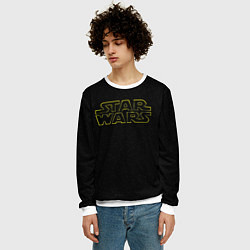 Свитшот мужской Logo - Star Wars, цвет: 3D-белый — фото 2