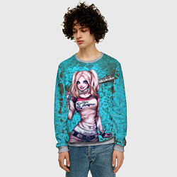 Свитшот мужской Harley Quinn, цвет: 3D-меланж — фото 2