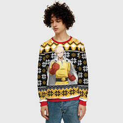 Свитшот мужской One-Punch Man sweater, цвет: 3D-красный — фото 2