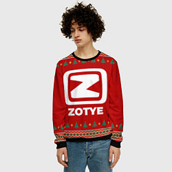 Свитшот мужской Zotye new year, цвет: 3D-черный — фото 2