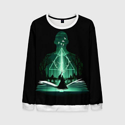 Свитшот мужской Лорд Волан-де-Морт, цвет: 3D-белый