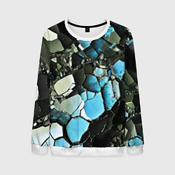 Мужской свитшот Чёрно-синий камень